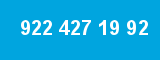 922 427 19 92 922 427 19 92